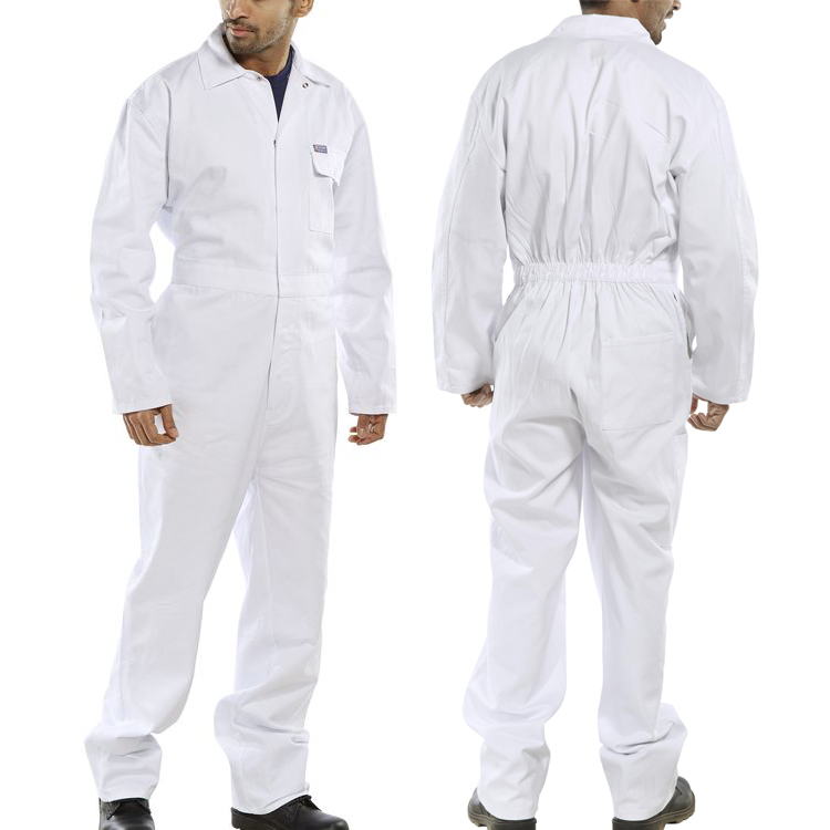 Boiler Suits for Officer White Color Size XL