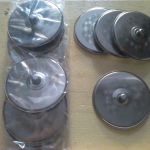 Glass Cover Stainless Steel  /Lusin