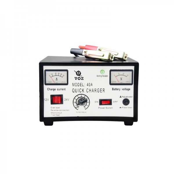 Portable Charger Battery 40A Input 220V, Output 12-24V