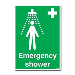 33 41 76 Sticker Emergency Shower