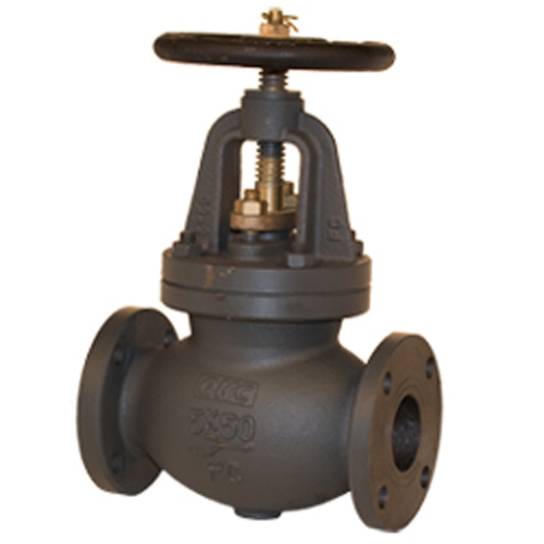 75 02 05 Globe Valve Cast Iron, 5KGF/cm2 F-7305 125mm