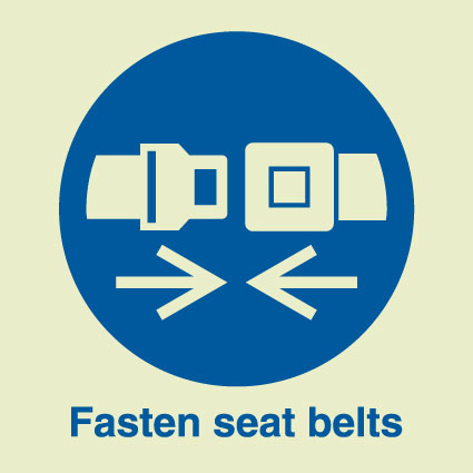 33 51 00 IMO Symbols 'Fasten Seat Belts'