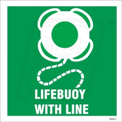 33 41 07 IMO Safety Symbols LSA & FFA Lifebuoy with Line