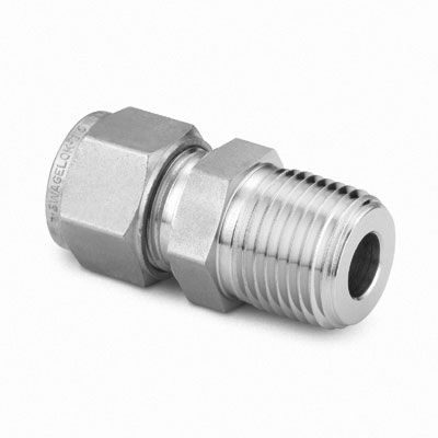 Male Connector, 12 mm x 3/4 in. Male NPT, No SS-12 MO-1-12 swagelok