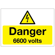 33 76 26 Danger 6600 Volts