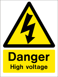 33 76 10 Danger High Voltage