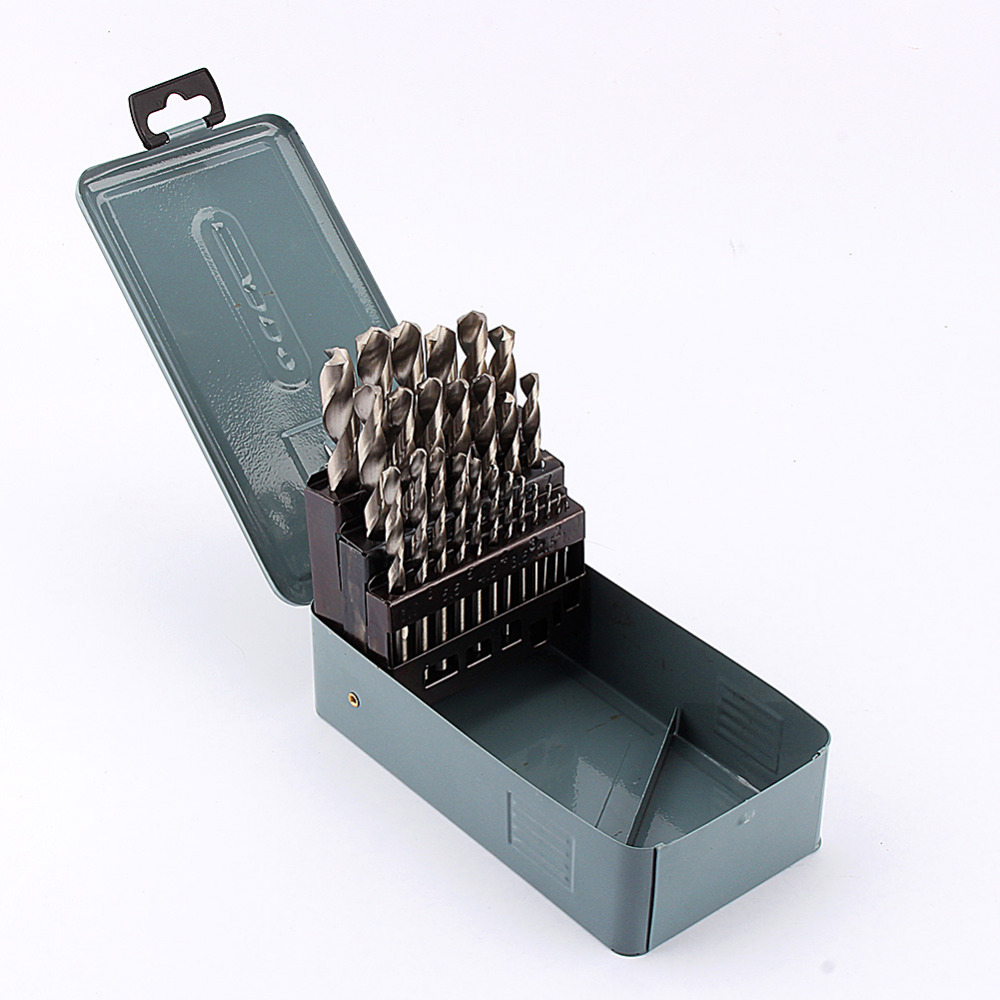 63 02 55 Drill Set, High Speed Steel, Size(1mm - 13mm) 25S/Set