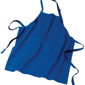 15 04 62 Cook's Aprons Blue Cotton, Bib Type