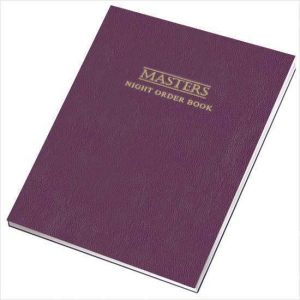 Master's Night Order Book